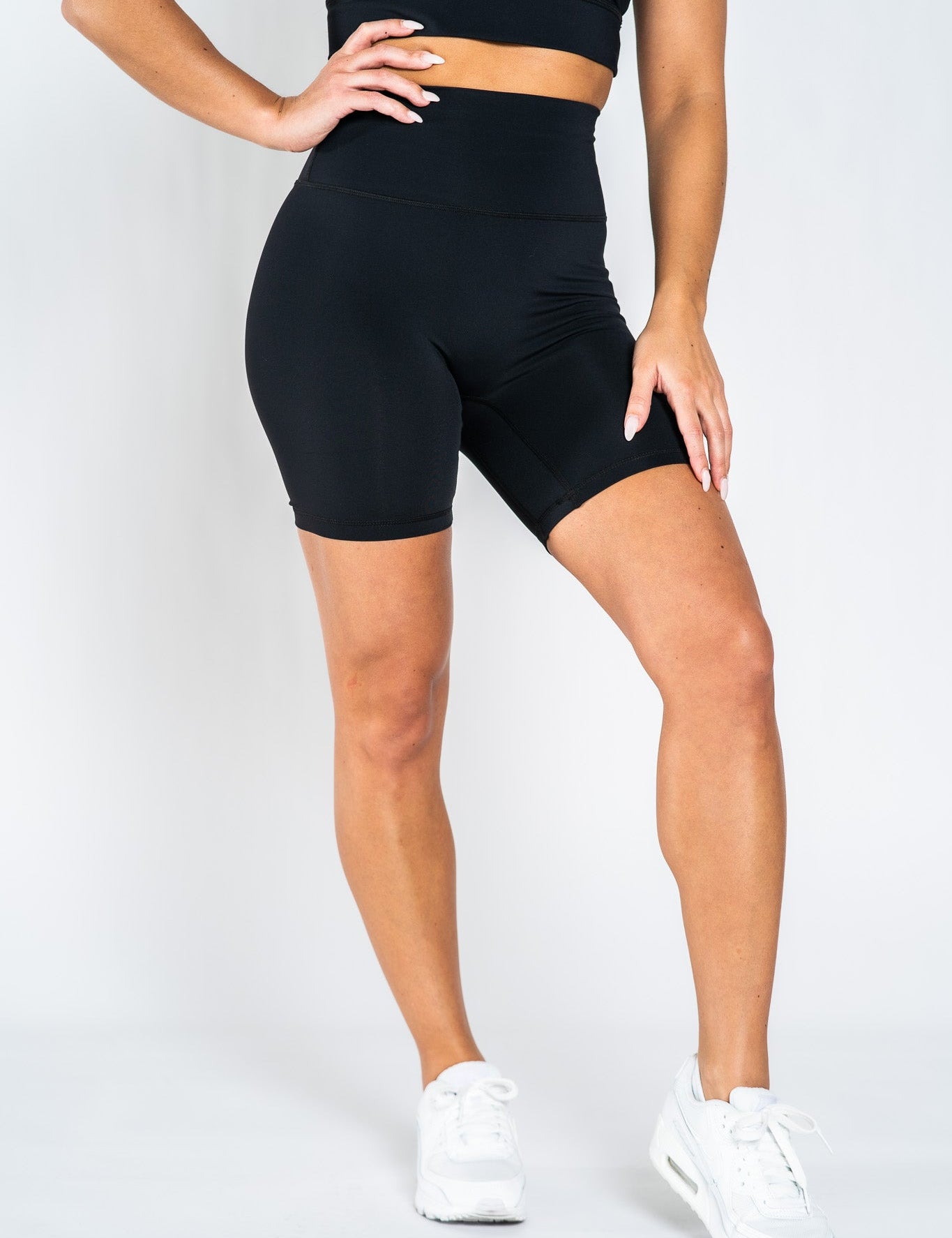 Refine 6" Biker Shorts - Black - VITAL APPAREL