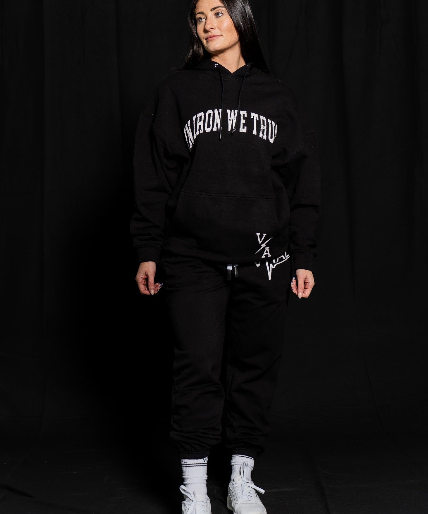 Relentless Oversized Heavy Weight Hoodie- IIWT Black - VITAL APPAREL