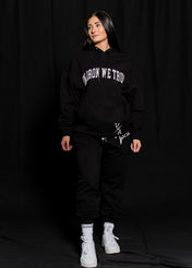 Relentless Oversized Heavy Weight Hoodie- IIWT Black - VITAL APPAREL