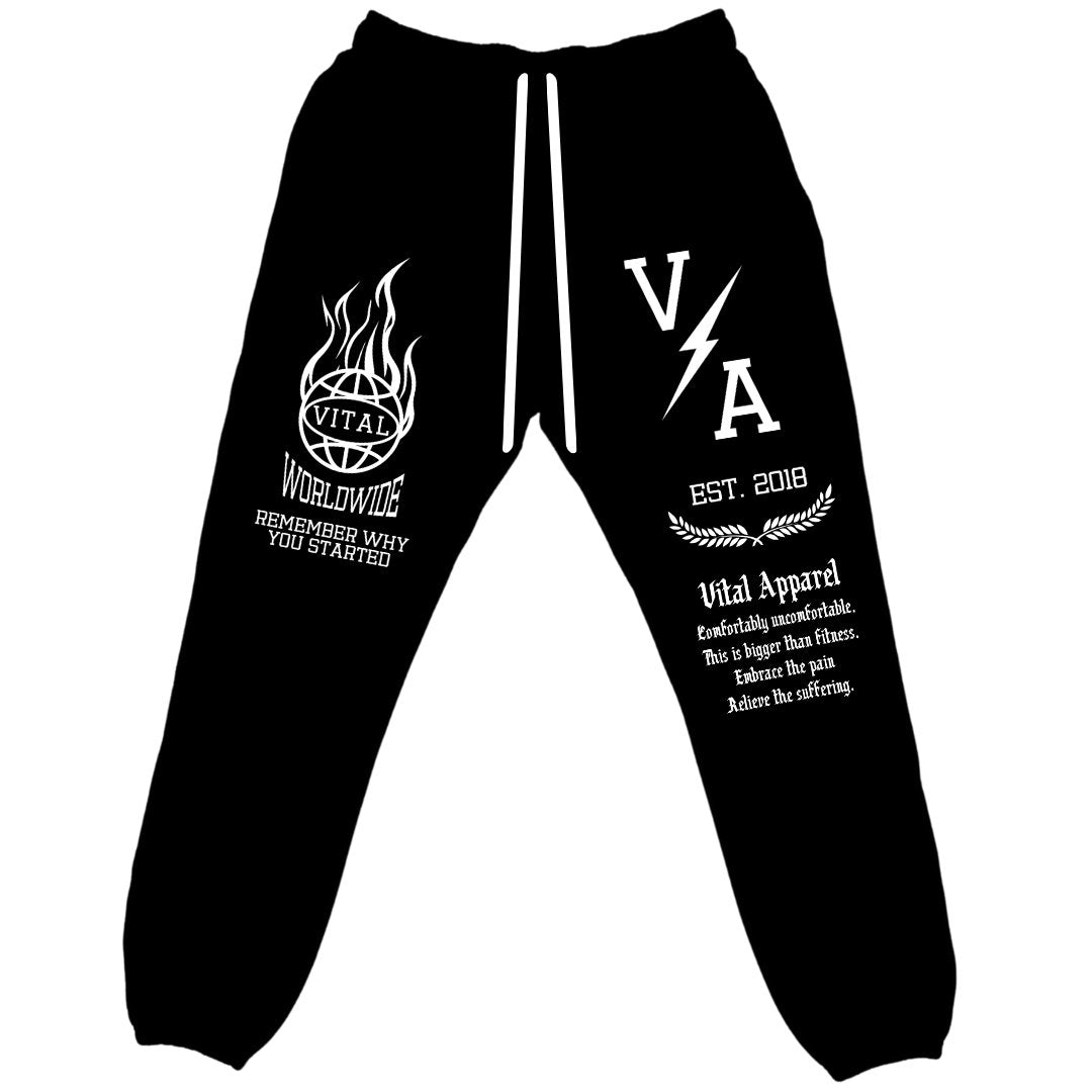 Relentless Worldwide Sweats Heavy Weight Sweat Pants - Unisex - VITAL APPAREL