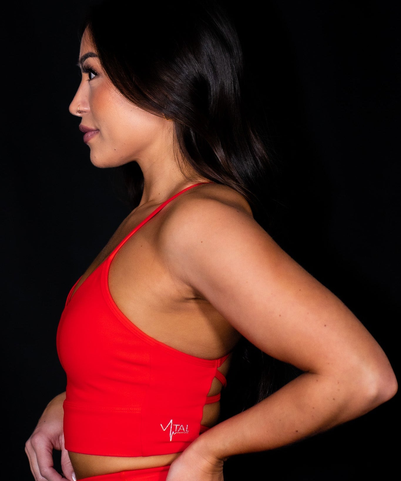 Resilient Flex Bra - Fire Red - VITAL APPAREL