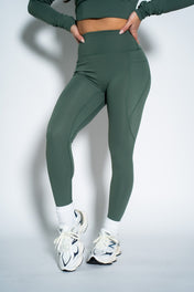 Resilient Pocket Legging - Space Blue, Sage, Rust, Basil, Cool Gray. - VITAL APPAREL