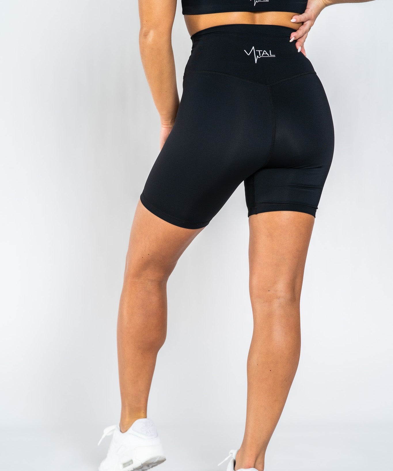 Vital Apparel Resilient Biker Shorts 6" - Black - VITAL APPAREL