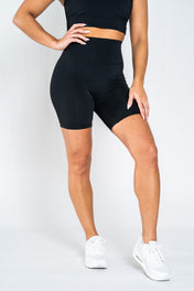 Vital Apparel Resilient Biker Shorts 6" - Black - VITAL APPAREL