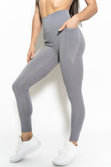 Resilient Pocket Legging - Indigo, Army Green, Chestnut, Pumpkin Spice, Rosewood, Ash.