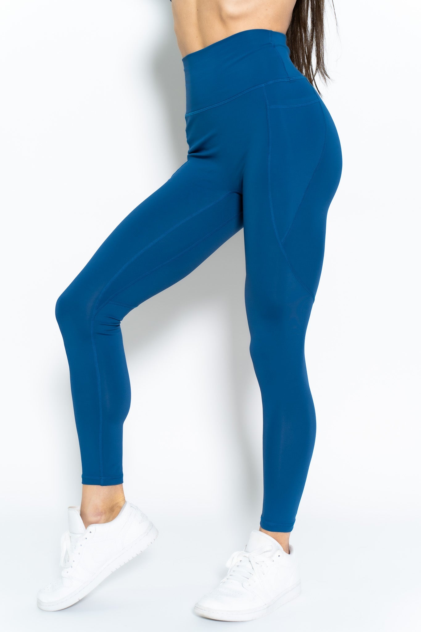 4-Way Lycra Stretch Active Leggings with Pocket